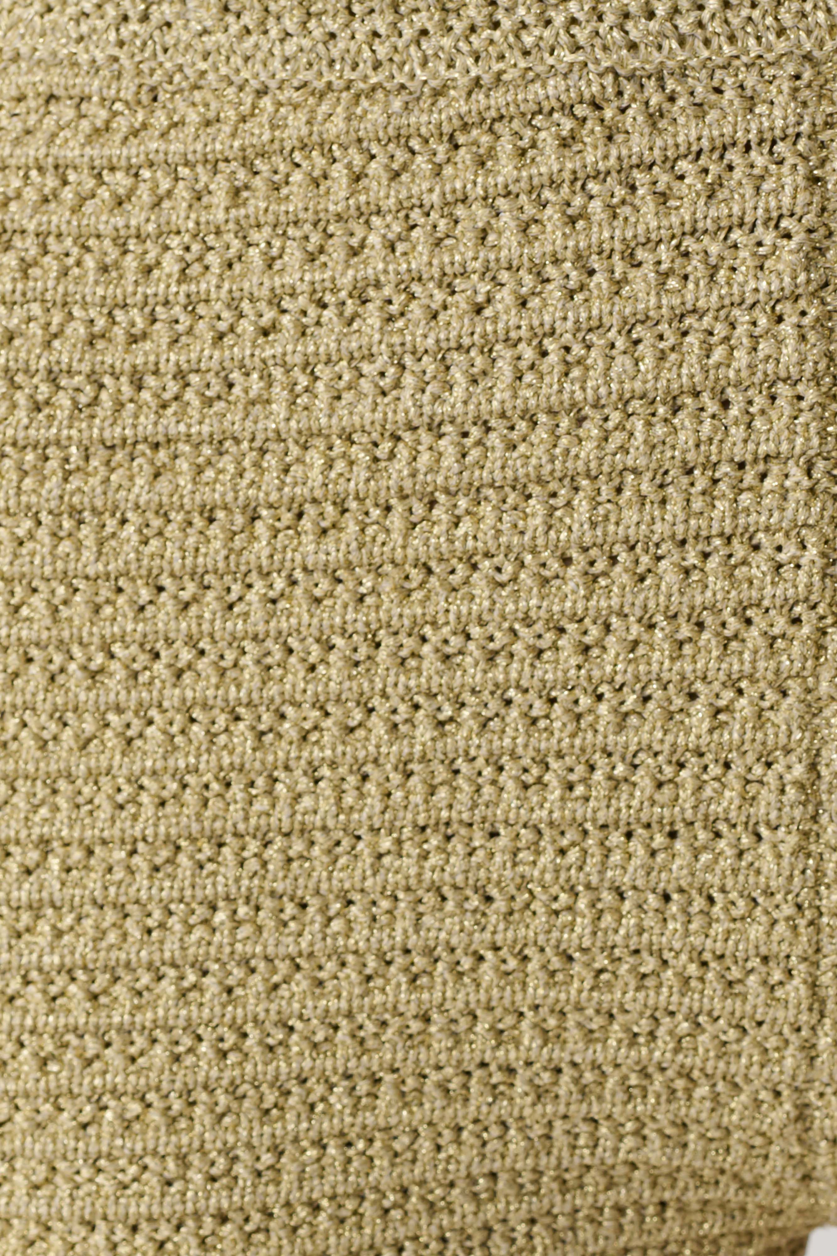 Renee Lurex Crochet Maxi Dress - Gold